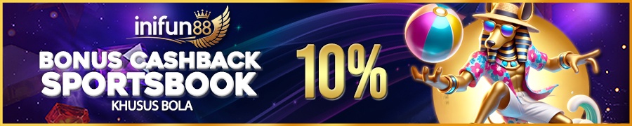 BONUS CASHBACK MINGGUAN SPORTSBOOK UP TO 10%