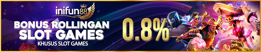 BONUS KOMISI ROLLINGAN SLOT 0.8% MINGGUAN
