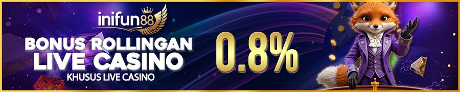 BONUS KOMISI ROLLINGAN LIVECASINO 0.8% MINGGUAN